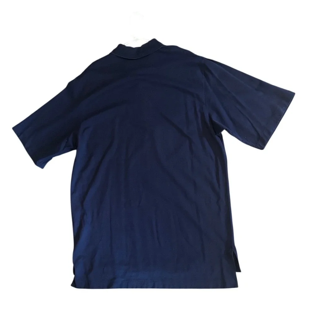 Polo Golf Ralph Lauren Navy Blue Pima Cotton Short Sleeve Polo Shirt Men's XL